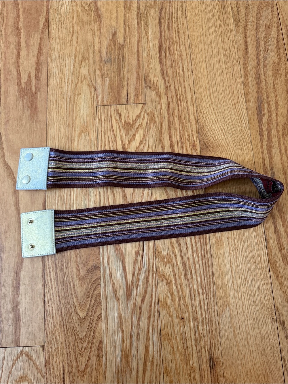 Missoni Women’s Striped Cummerbund Style Belt with Snaps